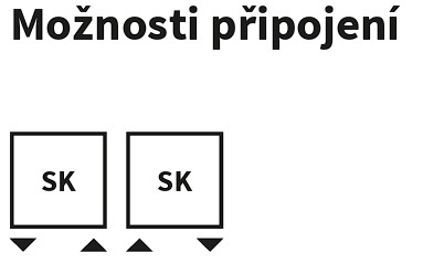 Koupelnový radiátor Variant Horizontal ISAN Melody připojení